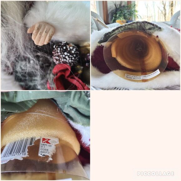 Vintage Old World Father Christmas Kris Kringle Santa Claus Figurine Tree Topper - Picture 10 of 10